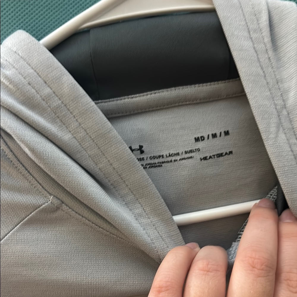 Under Armour Light Gray Pullover Hoodie - Picture 4 of 4